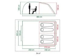 Coleman Vespucci 4 Tunnelzelt 6 Coleman Vespucci 4 Tunnelzelt -CampMate Verkaufs-Shop 357052 357052 images other coleman vespucci 4 3 2 ecommerce