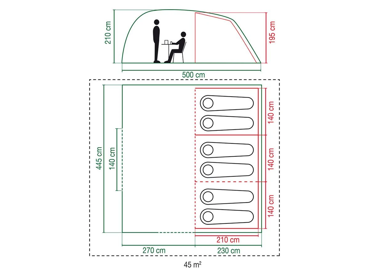 Coleman Vespucci 6 Tunnelzelt 3 Coleman Vespucci 6 Tunnelzelt – Bild 3