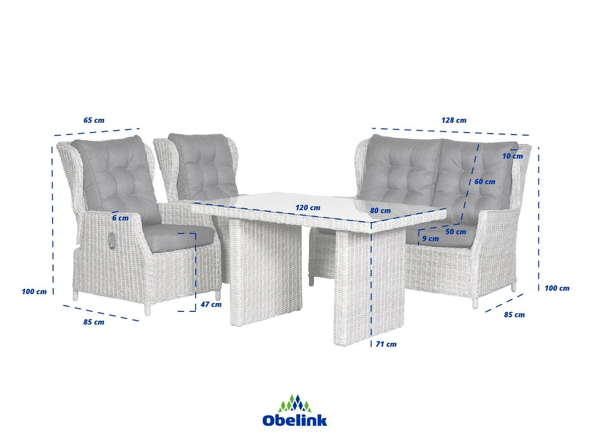 Outdoor Feelings Vicente Dining Loungeset 6 Outdoor Feelings Vicente Dining Loungeset – Bild 6