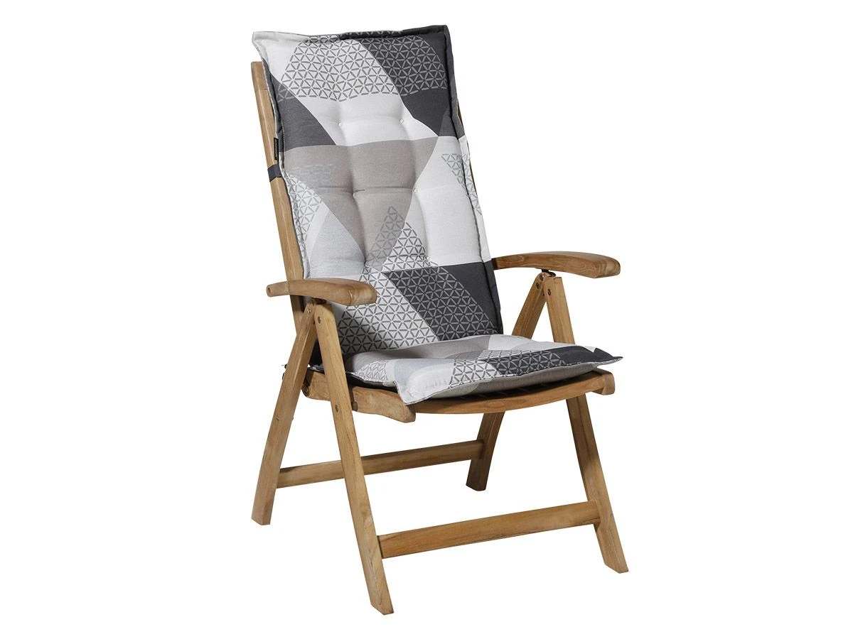 Madison Triangle Grey Gartenstuhlauflage Mit Hoher Rückenlehne 1 Madison Triangle Grey Gartenstuhlauflage Mit Hoher Rückenlehne