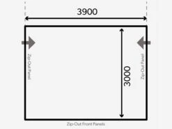 Dometic Grande Air Pro 390 M Vorzelt 19 Dometic Grande Air Pro 390 M Vorzelt -CampMate Verkaufs-Shop 579993 579993 images other kampa dometic plattegrond grande 390 m 2021 ecommerce