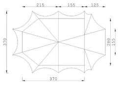 ESVO Bedouin 280 Pyramidenzelt Mit Festem Boden Zelt 8 ESVO Bedouin 280 Pyramidenzelt Mit Festem Boden Zelt -CampMate Verkaufs-Shop 61c0625ab1df50.90557438