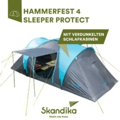 Skandika Hammerfest 4 Sleeper Protect Kuppelzelt 11 Skandika Hammerfest 4 Sleeper Protect Kuppelzelt -CampMate Verkaufs-Shop 621e1ff47ea7a9.62671466