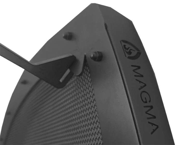 Magma Rorstfrei Schwarzer Garten Kamin Mit Funkenschutz 2 Magma Rorstfrei Schwarzer Garten Kamin Mit Funkenschutz – Bild 2