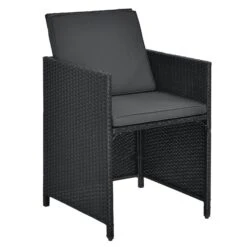 Baracoa XL Polyrattan Schwarzes Diningset -CampMate Verkaufs-Shop 625e8195bbdf52.94486394