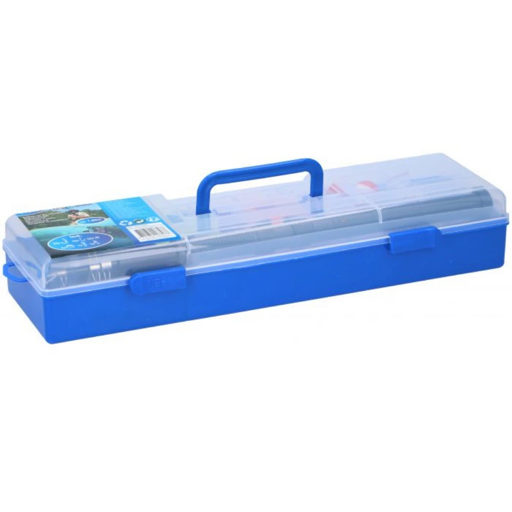 Orange85 46x13x8 Cm Angelkasten Mit Zubehör 1 Orange85 46x13x8 Cm Angelkasten Mit Zubehör