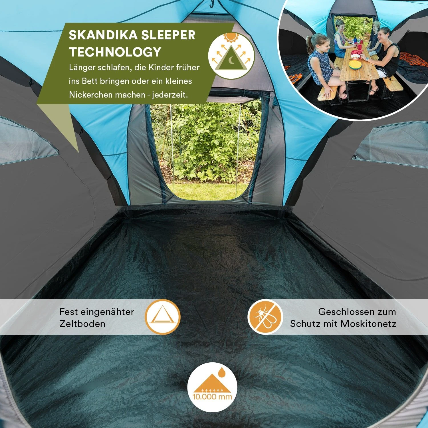 Skandika Hammerfest 4 Sleeper Protect Kuppelzelt 3 Skandika Hammerfest 4 Sleeper Protect Kuppelzelt – Bild 3