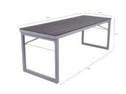 MaximaVida Hamburg 200 Cm Schwarzer Klappbarer Picknicktisch 11 MaximaVida Hamburg 200 Cm Schwarzer Klappbarer Picknicktisch -CampMate Verkaufs-Shop 62ab1455283fb2.37556188