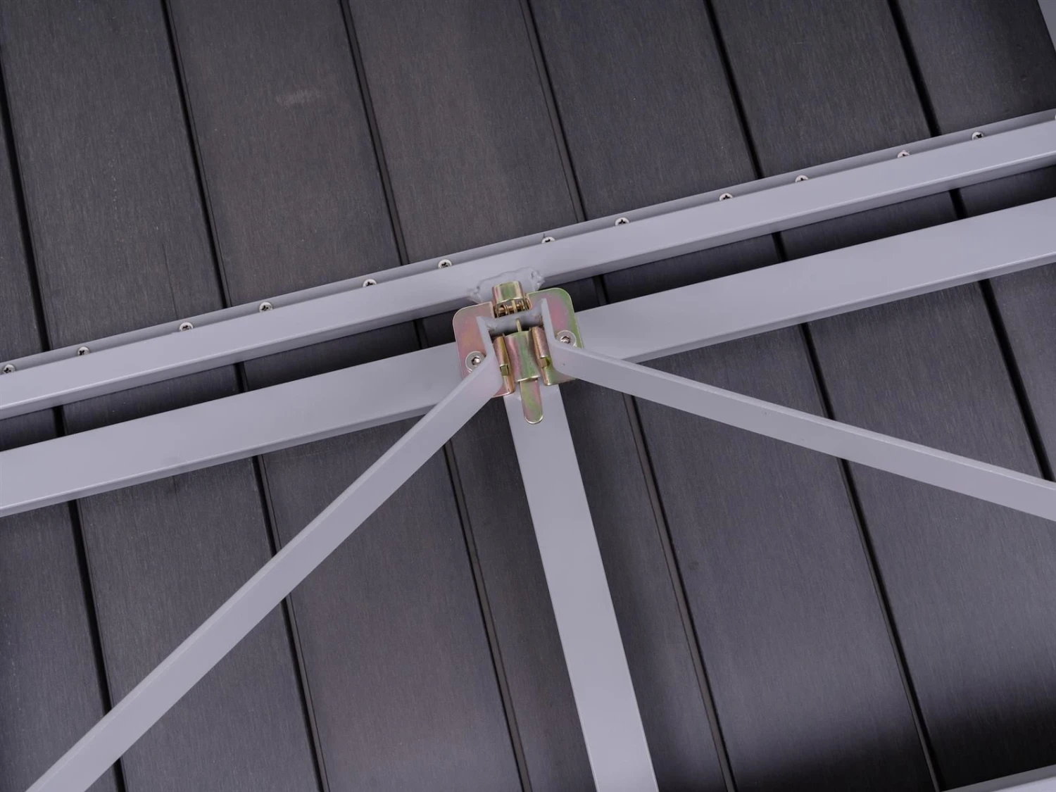 MaximaVida Hamburg 200 Cm Schwarzer Klappbarer Picknicktisch 3 MaximaVida Hamburg 200 Cm Schwarzer Klappbarer Picknicktisch – Bild 3