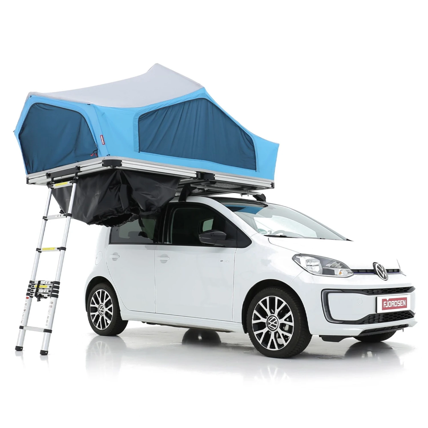 Fjordsen LIGHT 140 Blau/Grau Dachzelt 1 Fjordsen LIGHT 140 Blau/Grau Dachzelt