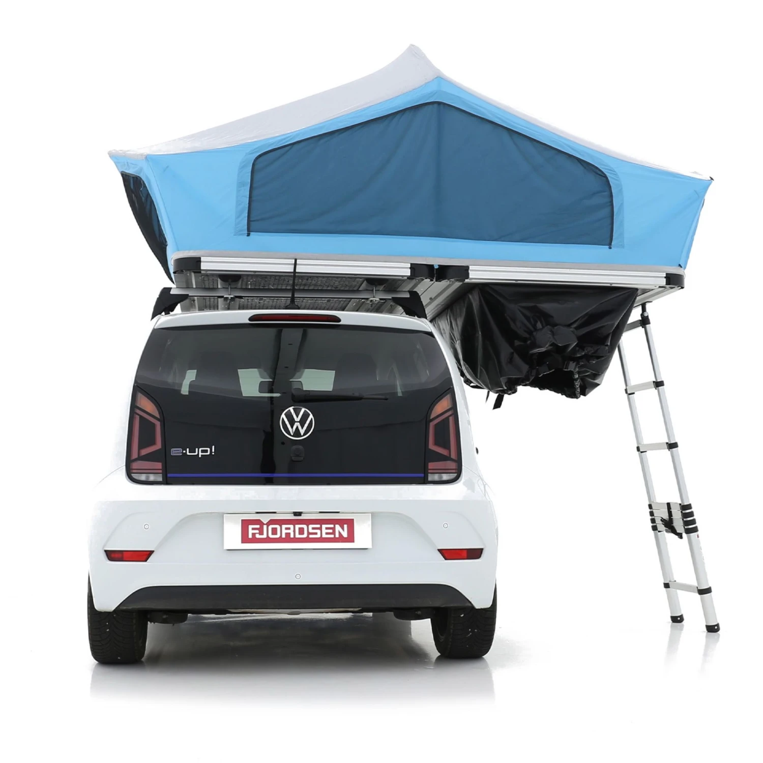 Fjordsen LIGHT 140 Blau/Grau Dachzelt 3 Fjordsen LIGHT 140 Blau/Grau Dachzelt – Bild 3