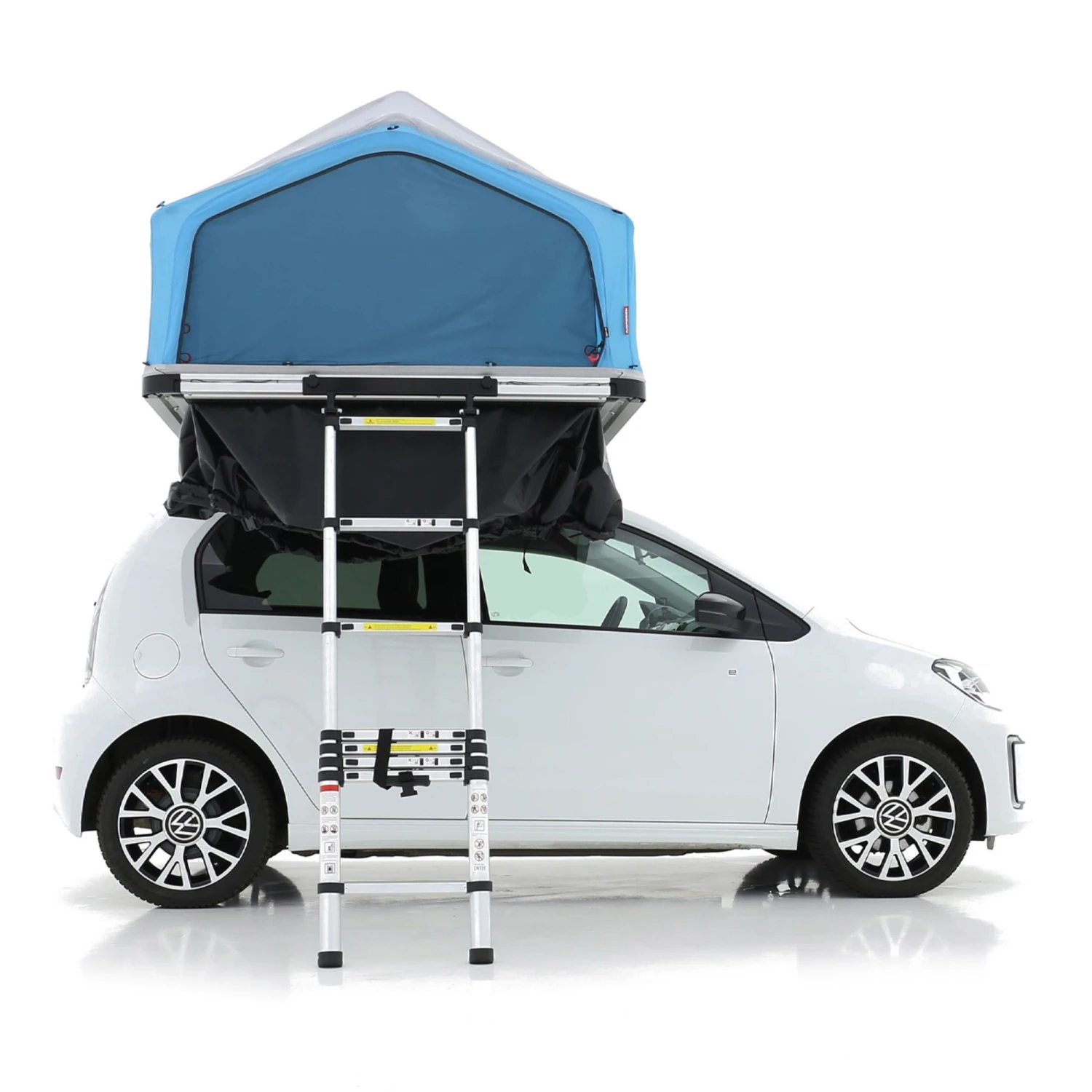 Fjordsen LIGHT 140 Blau/Grau Dachzelt 2 Fjordsen LIGHT 140 Blau/Grau Dachzelt – Bild 2