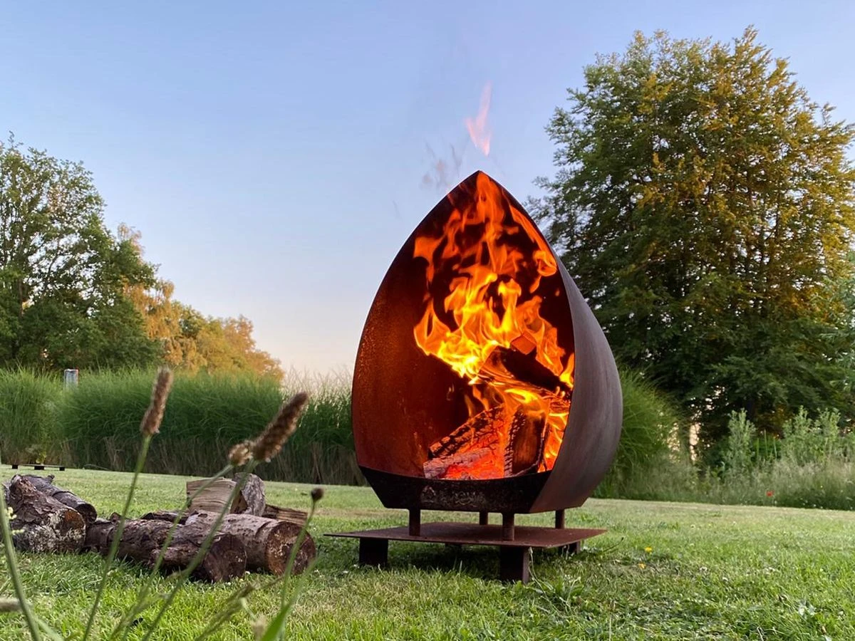 Magma Garten Kamin Corten 2 Magma Garten Kamin Corten – Bild 2