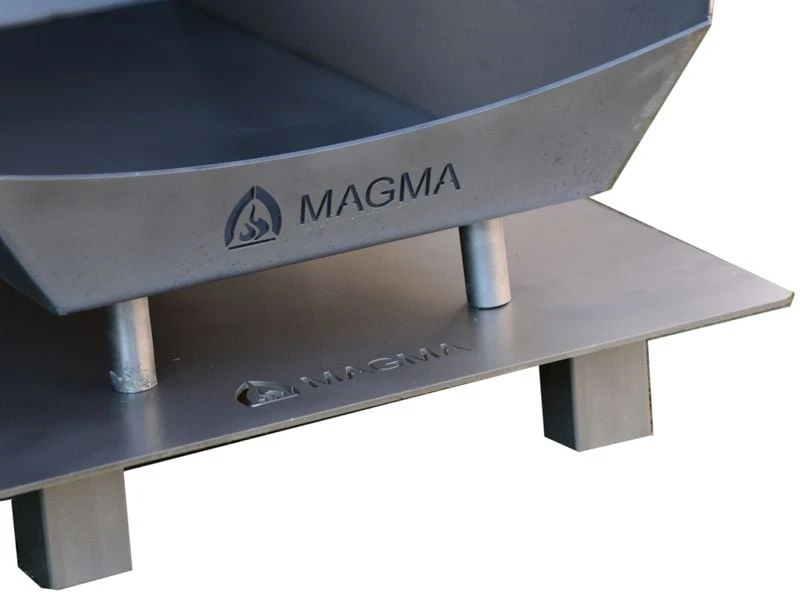 Magma Rostfrei Stahl Gartenkamin Grill-set 5 Magma Rostfrei Stahl Gartenkamin Grill-set – Bild 5