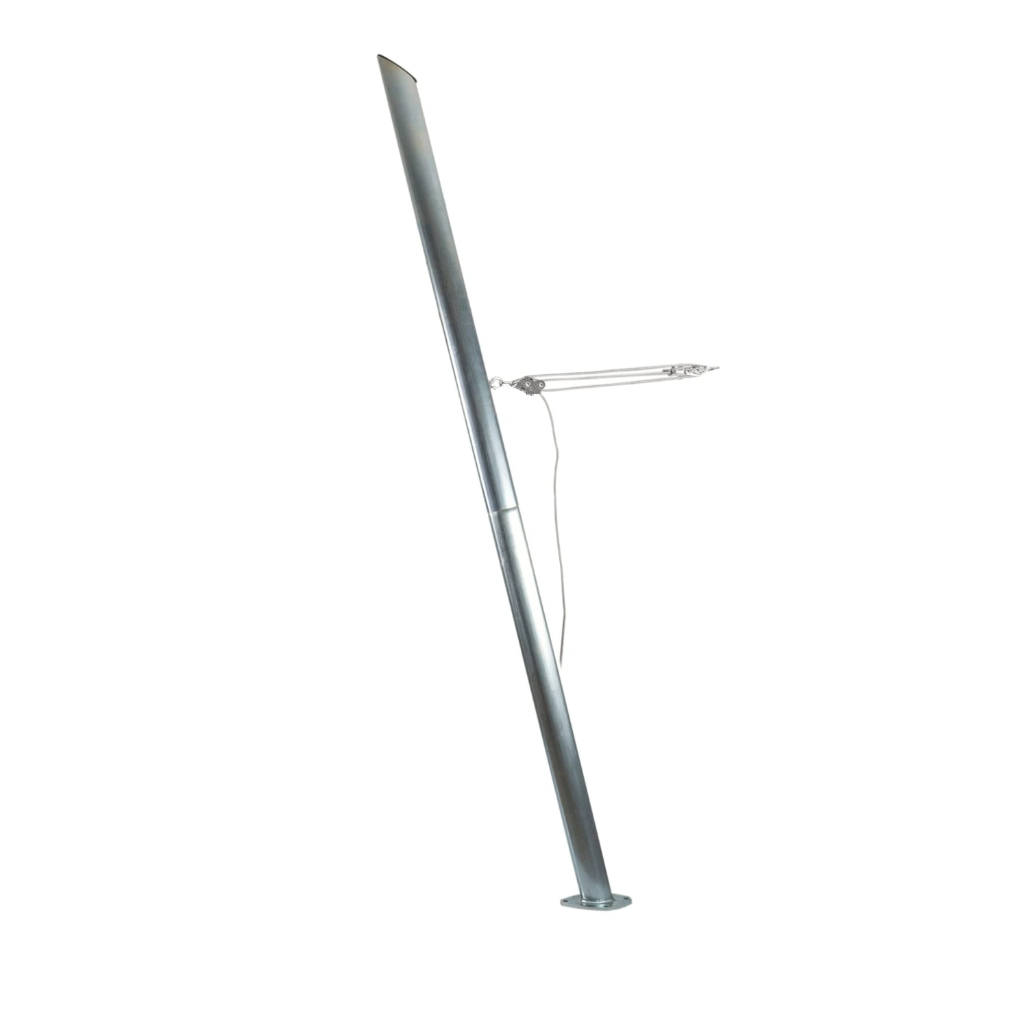 Maanta Ulisse 75° Bodenplatte Stahl Sonnensegelmast 1 Maanta Ulisse 75° Bodenplatte Stahl Sonnensegelmast