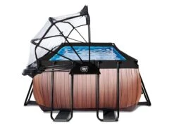 EXIT TOYS EXIT Wood 540 X 250 X 122 Cm Pool Mit Sandfilterpumpe Und Abdeckung -CampMate Verkaufs-Shop 64243d7f39b886.96127579