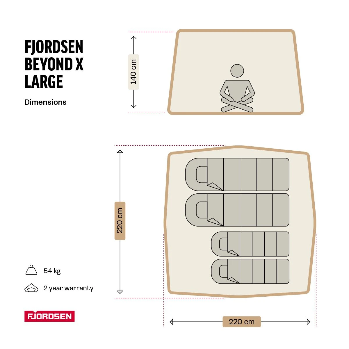 Fjordsen Dachzelt Beyond X Large Dachzelt 4 Fjordsen Dachzelt Beyond X Large Dachzelt – Bild 4