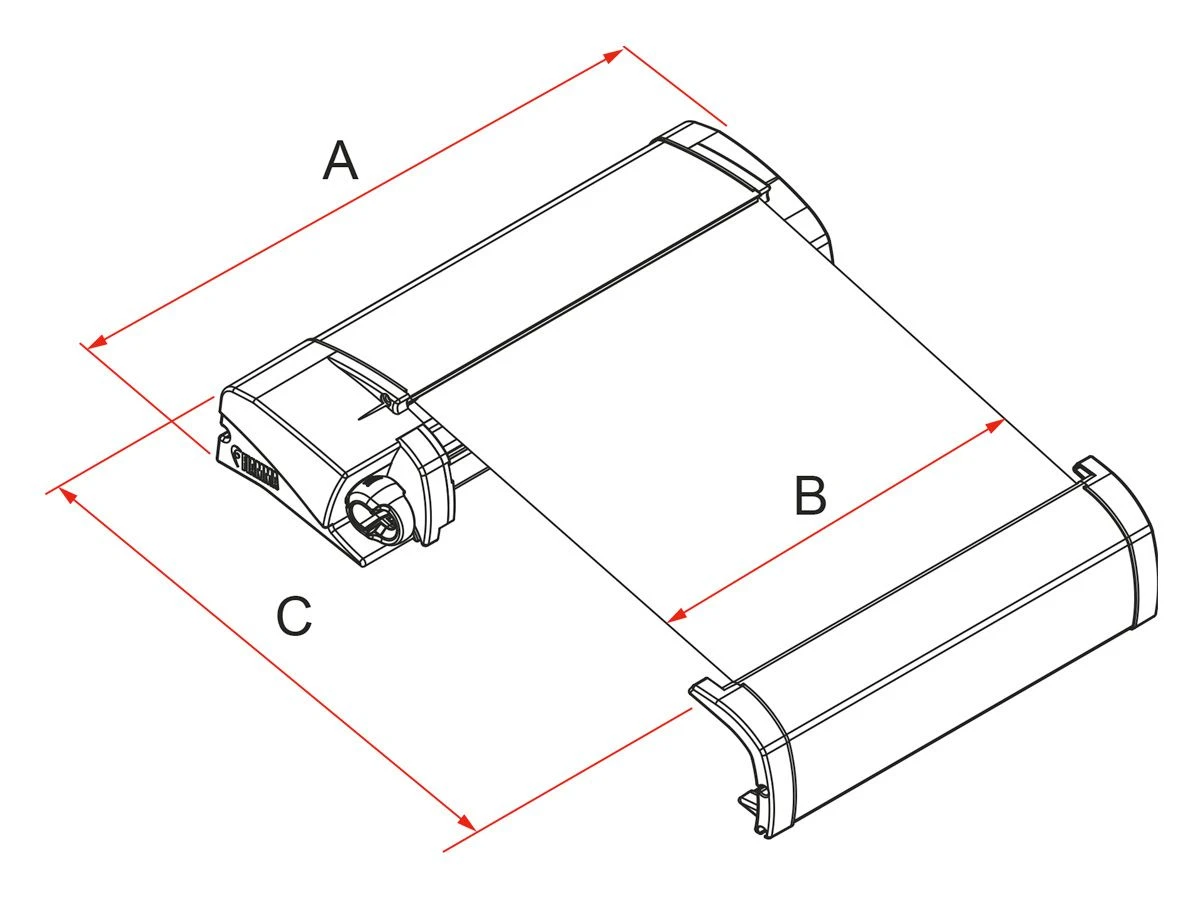 Fiamma F40Van Deep Black Kassettenmarkise 10 Fiamma F40Van Deep Black Kassettenmarkise – Bild 10