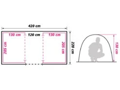 Obelink Napels 4 Poly Tunnelzelt 11 Obelink Napels 4 Poly Tunnelzelt -CampMate Verkaufs-Shop obelink napels 4 tc floor plan ecommerce acf1 1