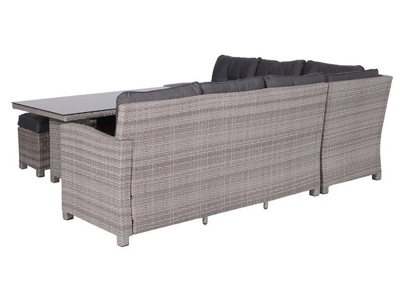 Outdoor Feelings Blue Reflex Dining Loungeset Links – Bild 3