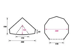 Obelink Sahara 300 Deluxe Rundzelt -CampMate Verkaufs-Shop sahara 300 plattegrond ecommerce 50b5 1