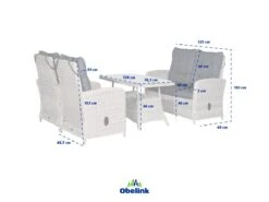 Outdoor Feelings Savino Off White Loungeset -CampMate Verkaufs-Shop savinooffwhite afmetingen ecommerce c6c1