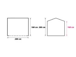 Obelink Storage Easy Air Gerätezelt 11 Obelink Storage Easy Air Gerätezelt -CampMate Verkaufs-Shop storage easy air plattegrond ecommerce 3743